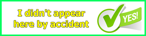 I didn't appear here by accident