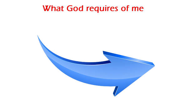 What God requires of me