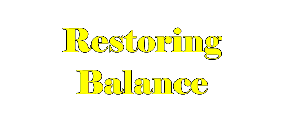 Restoring Balance